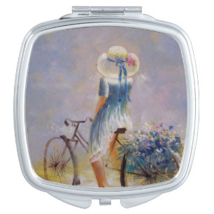 Vintage Bicycle Vanity Mirror