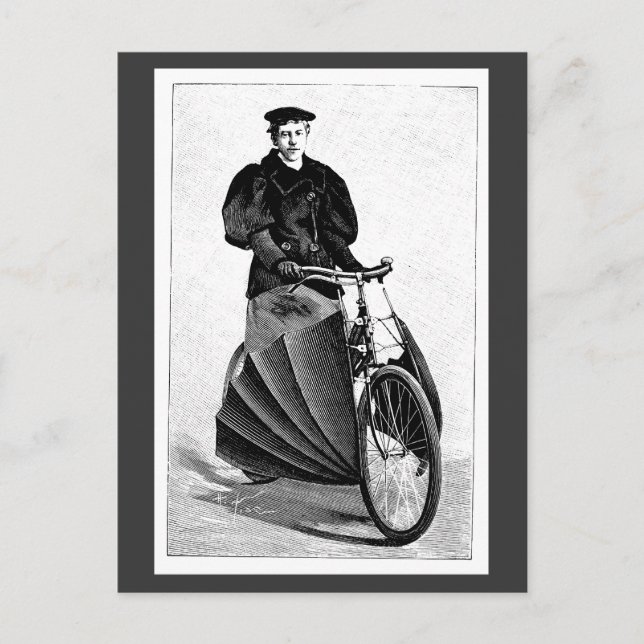 Vintage Bicycle Victorian Cycling Sports Postcard (Front)