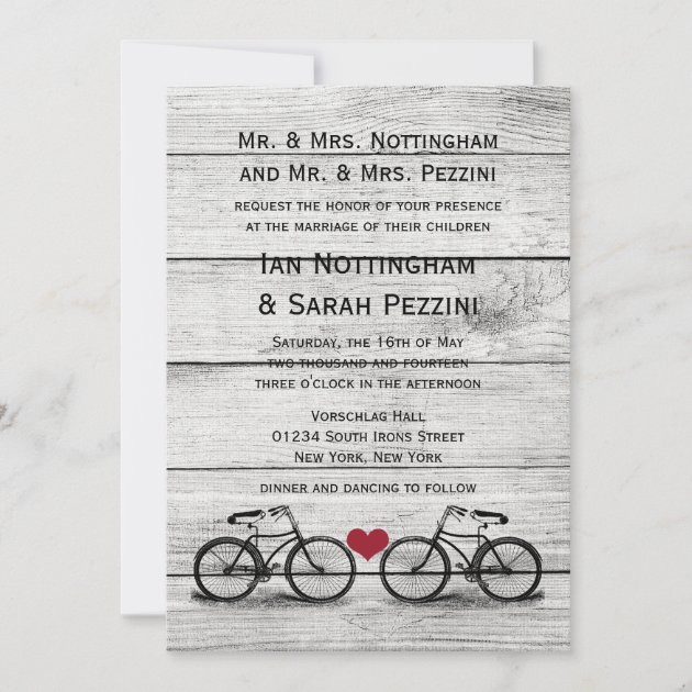 Vintage Bicycle Wedding Invitations Zazzle Com   Vintage Bicycle Wedding Invitations R1bb3a80727d24578b0002715a1b9497c Tcvt0 630 