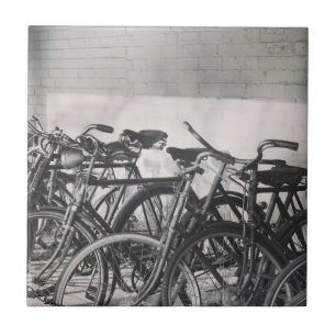 Vintage Bicycles Ceramic Tile