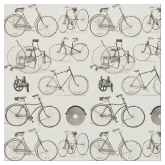 Vintage Bicycles Fabric