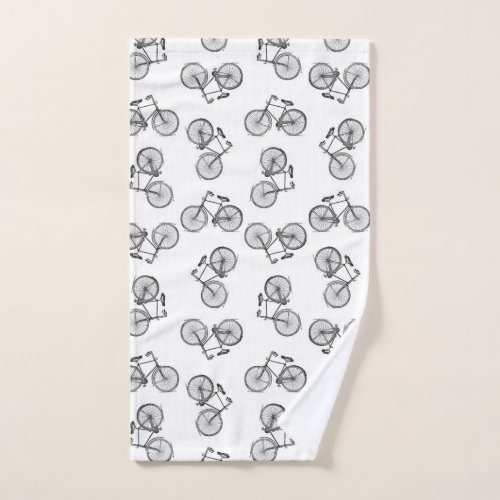 Vintage Bicycles Hand Towel