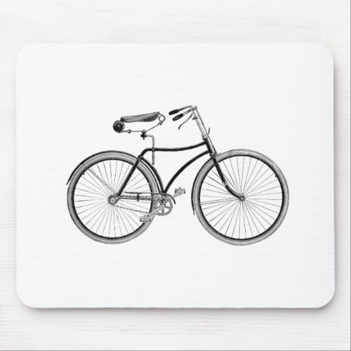 Vintage Bicycles Mouse Pad