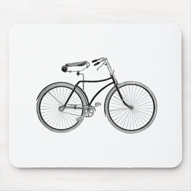 Vintage Bicycles Mouse Pad (Front)