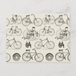Vintage Bicycles Postcard