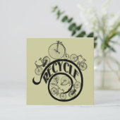 Vintage Bicycles Recycle Apparel and Gifts (Standing Front)