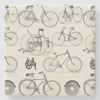 Vintage Bicycles Stone Coaster