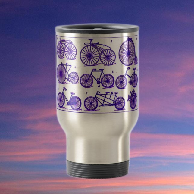 Vintage Bicycles Travel Mug (Creator Uploaded)