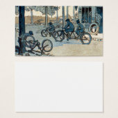 Vintage Bicycling Print (Front & Back)