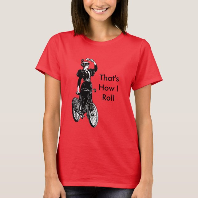 Vintage Bicyclist T-Shirt (Front)