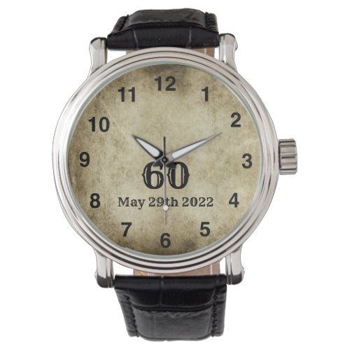 Vintage Big 60th Birthday Watch