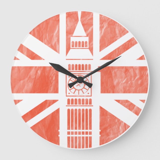 Vintage Big Ben - London  Large Clock (Front)