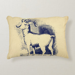 VINTAGE BIG HORN SHEEP ACCENT PILLOW