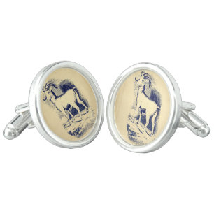 VINTAGE BIG HORN SHEEP CUFFLINKS
