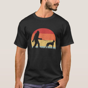 Vintage Bigfoot Walking Great Dane Dog Sasquatch F T-Shirt