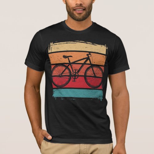 Vintage Bike Art Cycling Sport Lover T_Shirt