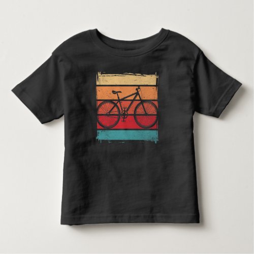Vintage Bike Art Cycling Sport Lover Toddler T_shirt