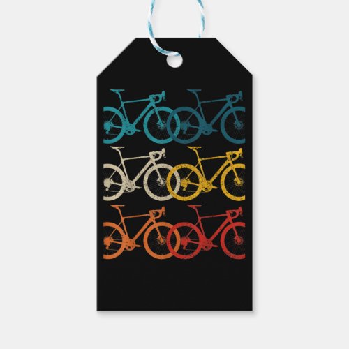 Vintage Bike Cycling Road Bike Racing Bicycle Gift Tags