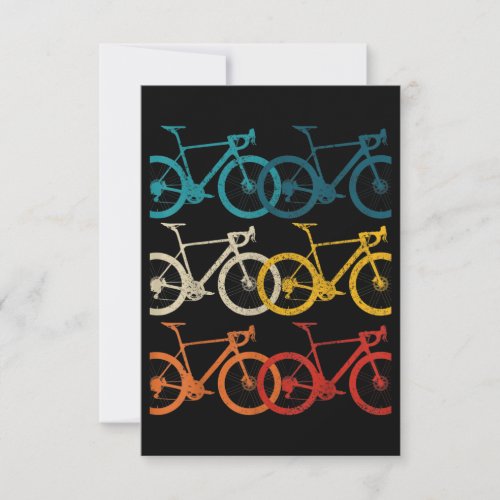 Vintage Bike Cycling Road Bike Racing Bicycle Note Card