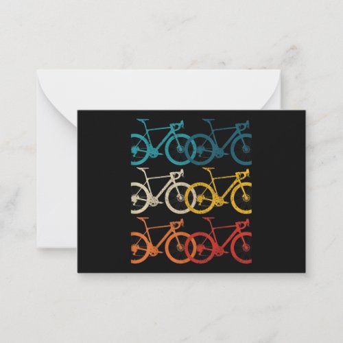 Vintage Bike Cycling Road Bike Racing Bicycle Note Card