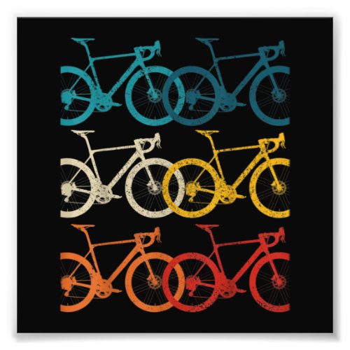 Vintage Bike Cycling Road Bike Racing Bicycle Photo Print