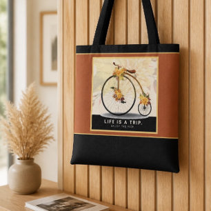 Vintage Bike   Enjoy the Ride Tote Bag