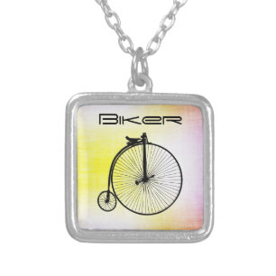 Vintage Bike Necklace