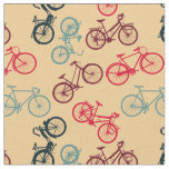 Vintage bike pattern fabric