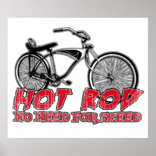 Vintage bike poster