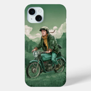 Vintage Biker iPhone 15 Plus Case