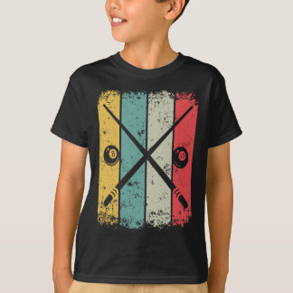 Vintage Billiard 8-ll Pool Billiards - Retro Billi T-Shirt
