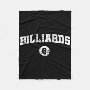 Vintage Billiards Billard Gift 8 Eight Ll Fleece Blanket