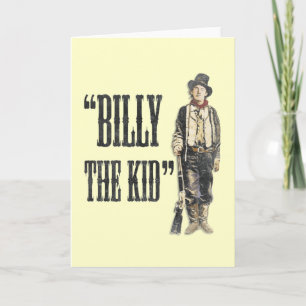 Vintage Billy the Kid Card