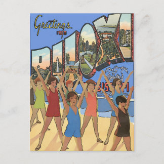 Vintage Biloxi MS Postcard