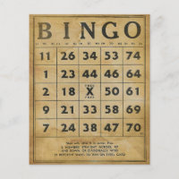 SCRAPBOOKING BINGO Card