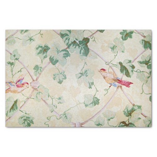 Vintage Bird and Ivy Wallpaper Tissue Paper