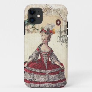 Vintage Bird Chandelier Boutique Marie Antoinette iPhone 11 Case