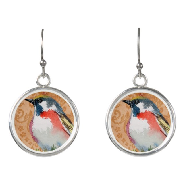 Vintage Bird Earrings (Front)