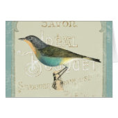 Vintage Bird Facing the Left (Front Horizontal)