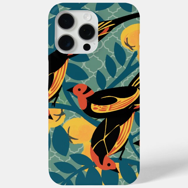 Vintage Bird Pattern Case Mate Iphone Case (Back)