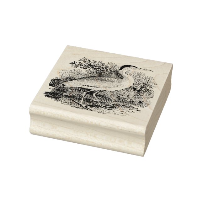 Vintage Bird Rubber Stamp (Stamp)