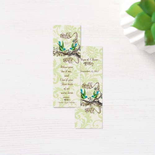 Vintage Bird Wedding Tags