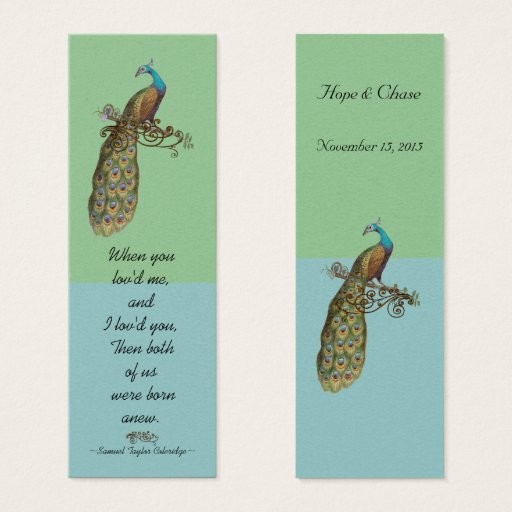 Customizable Vintage Bird Wedding Tags Business Card Templates
