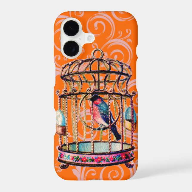 Vintage Birdcage Case-Mate iPhone Case (Back)