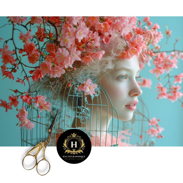 Vintage Birdcage Hat Floral Decoupage Tissue Paper (Creator Uploaded)