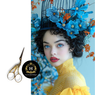 Vintage Birdcage Hat Floral Decoupage Tissue Paper