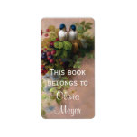 Vintage Birds And Berries Bookplate at Zazzle
