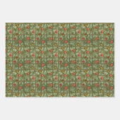 Vintage Birds and Flowers William Morris Patterns Wrapping Paper Sheets (Front 2)