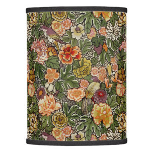 Vintage Birds, Fruit, Flowers & Foliage Pattern Lamp Shade