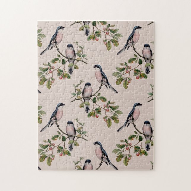 Vintage Birds Illustration Art Jigsaw Puzzle (Vertical)